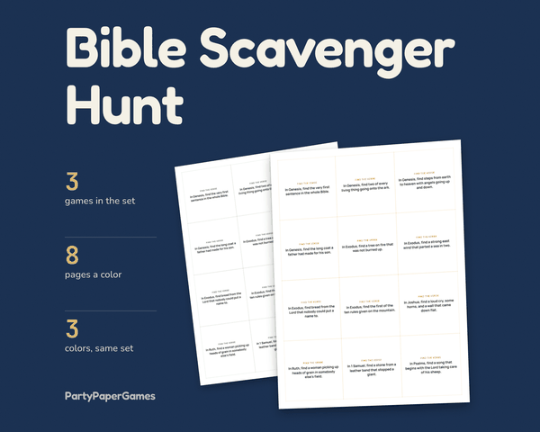 Bible Scavenger Hunt, the listing cover